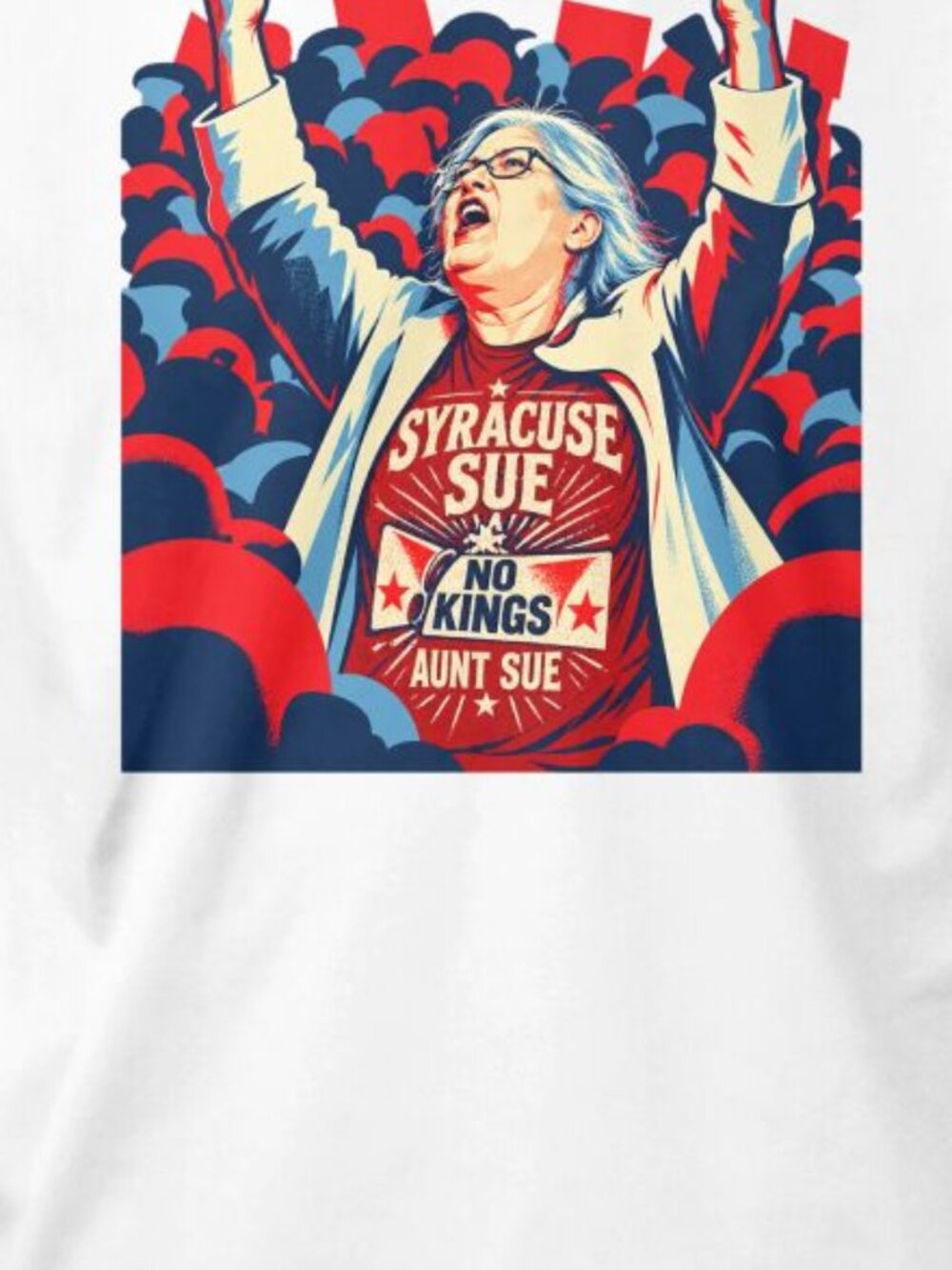 Syracuse Sue Aunt Sue No Kings Shirt - Picture 2 of 5